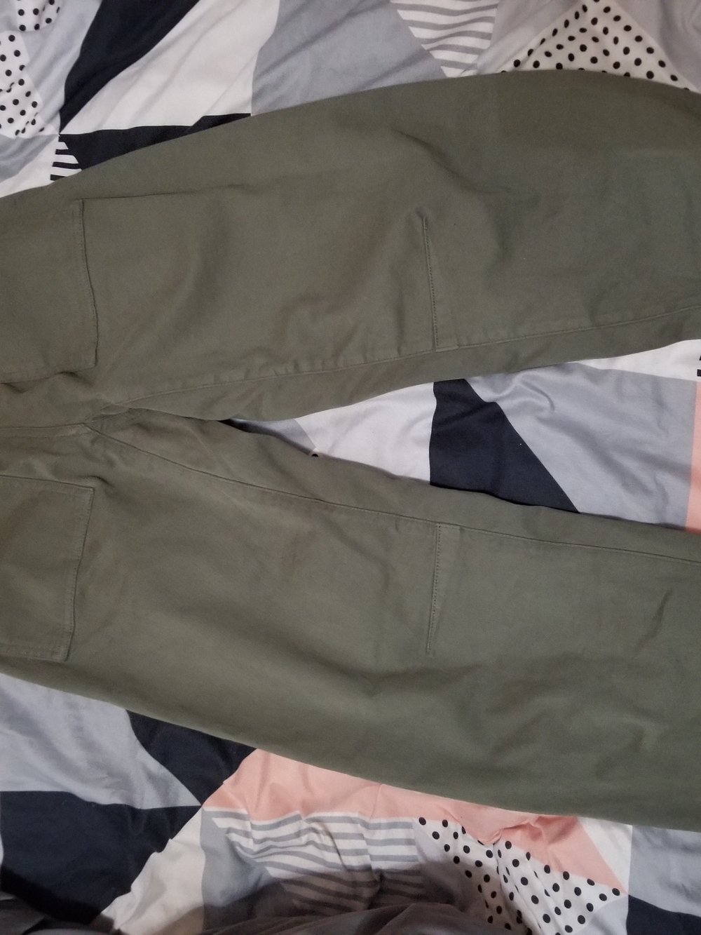Madewell Olive Utility Wide-Leg Cargo Pants - Picture 4 of 4
